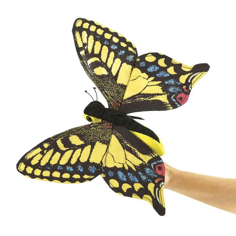 Marioneta de mão Borboleta Machaon
