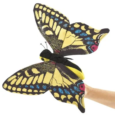 Marioneta de mão Borboleta Machaon