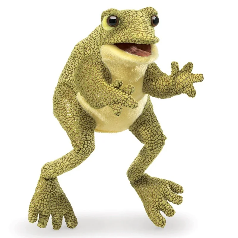 Marioneta de mão Sapo engraçado