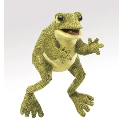 Marioneta de mão Sapo engraçado