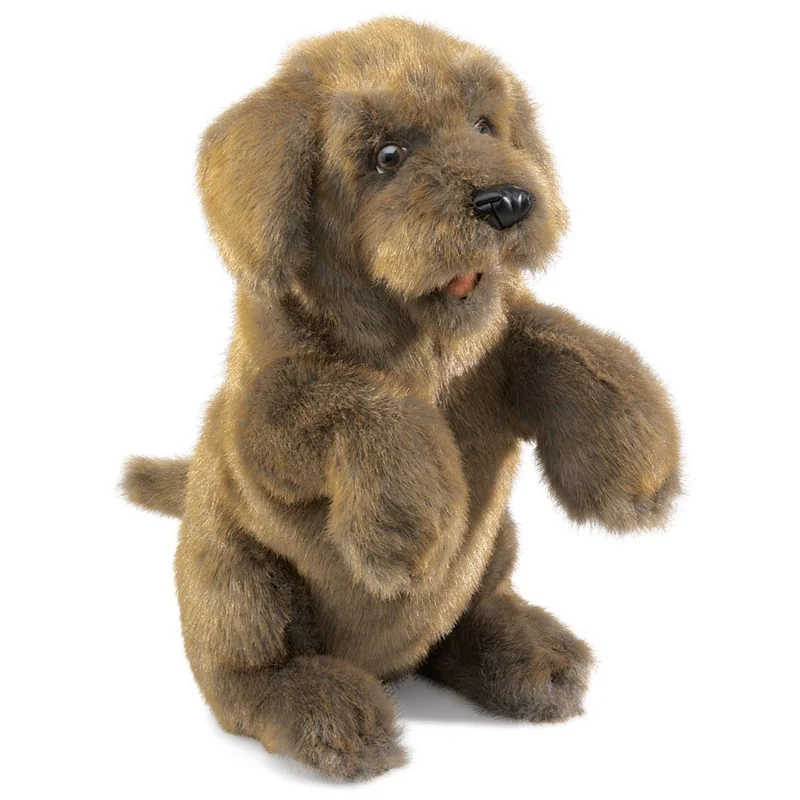 Marioneta de mano: Perro sentado