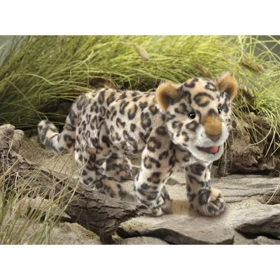 Folkmanis "Baby Leopard" Hand Puppet from the "In Nature" collection