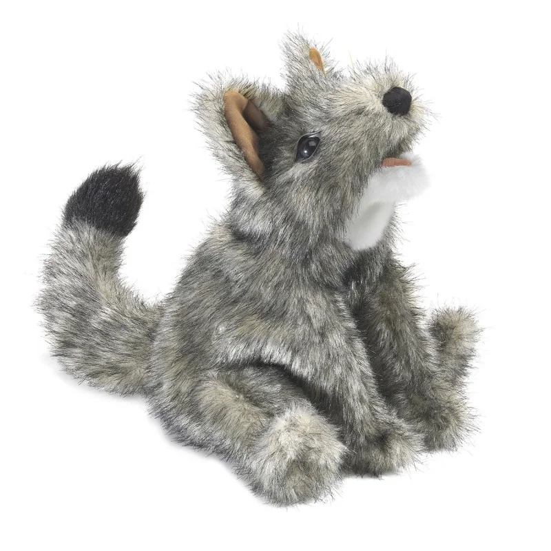 "Little Coyote" plush puppet by Folkmanis "Little Coyote" plush puppet by Folkmanis