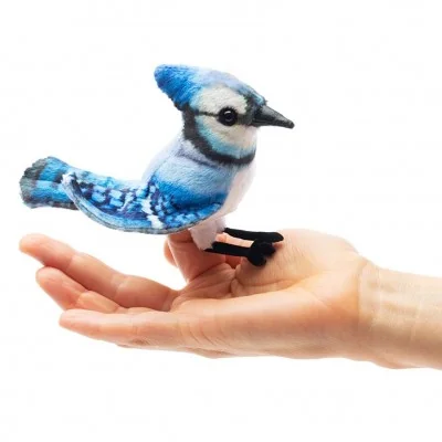 Folkmanis Mini Blue Jay Finger Puppet Folkmanis Mini Blue Jay Finger Puppet
