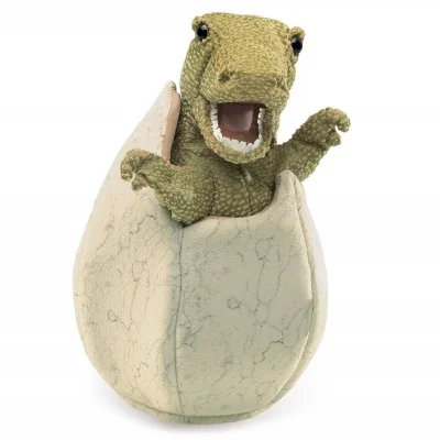 Folkmanis Baby Dinosaur in an Egg Hand Puppet