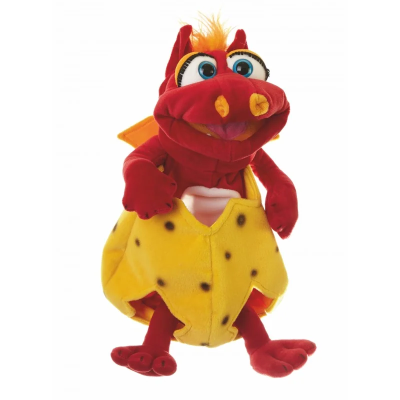 Handpuppe „Der kleine Drache Ottilie in seinem Ei“ von Living Puppets