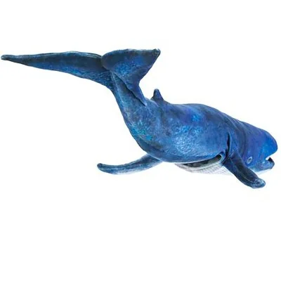 Folkmanis Blue Whale Hand Puppet, rear view Folkmanis Blue Whale Hand Puppet, rear view