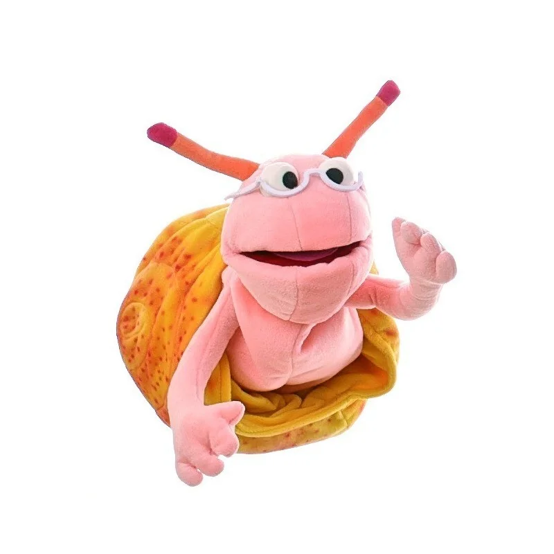 Handpop Finchen uit de Sesamstraat van Living Puppets