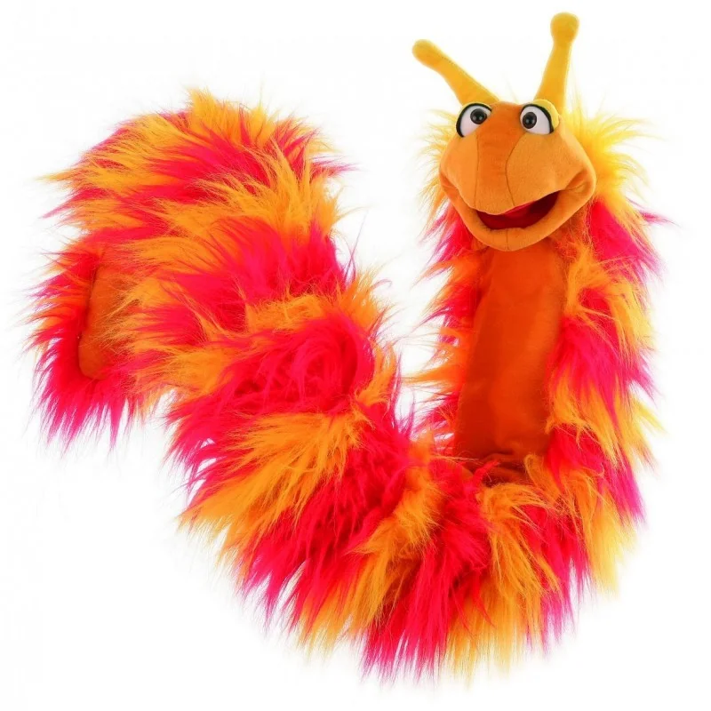 Marionnette à main Reni la chenille géante signée Living Puppets Marionnette à main Reni la chenille géante signée Living Puppets