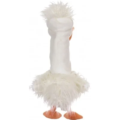 Gundula the Goose hand puppet by Living Puppets, rear view