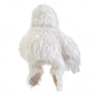 Folkmanis Yeti hand puppet, rear view
