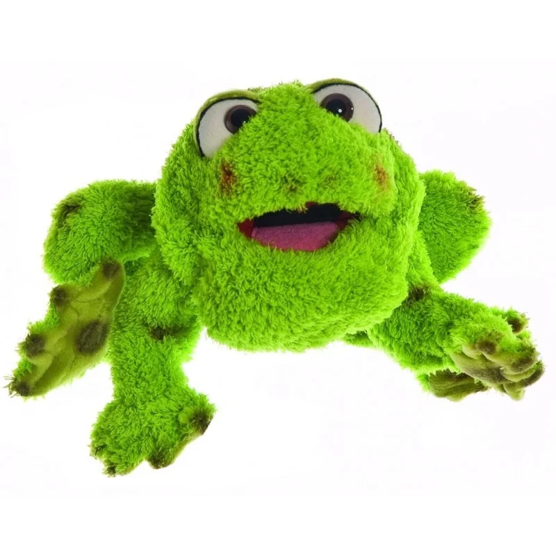Handpop Kikker Rolf van Living Puppets Handpop Kikker Rolf van Living Puppets