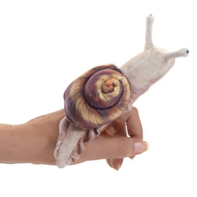 Marioneta de dedo con forma de caracol de la marca Folkmanis