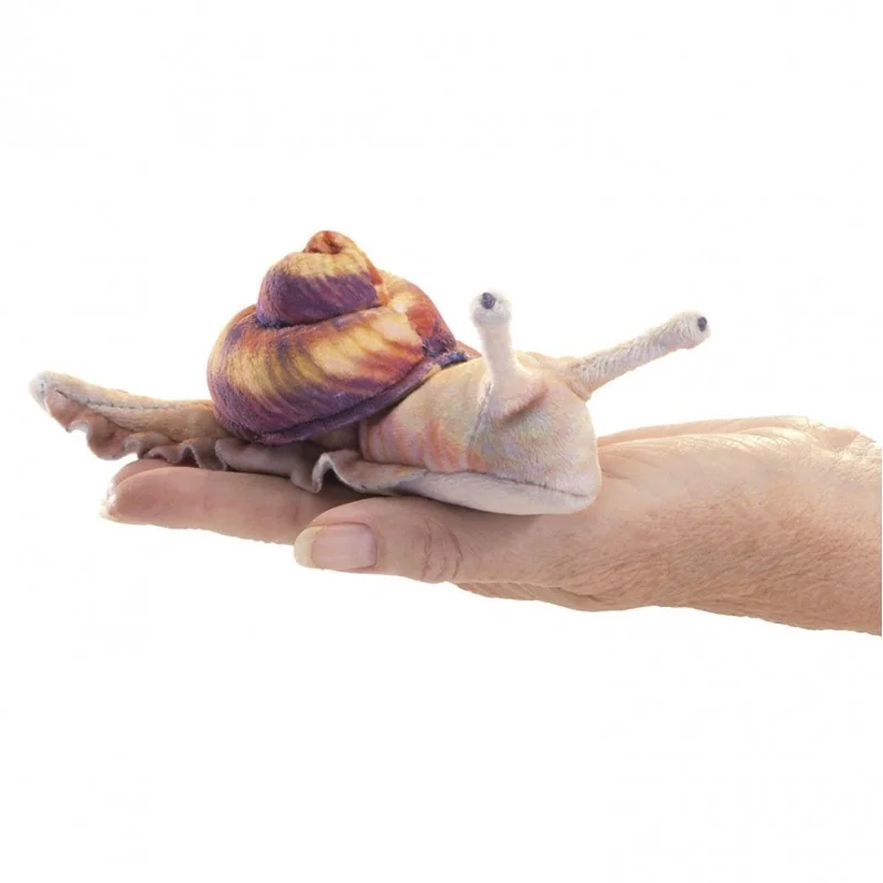 Marioneta de dedo con forma de caracol de la marca Folkmanis