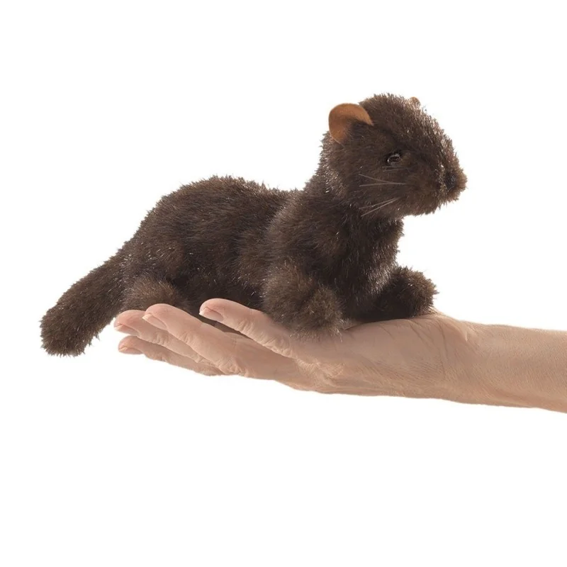 Fingerpuppe „Mini-Nerz“ von Folkmanis