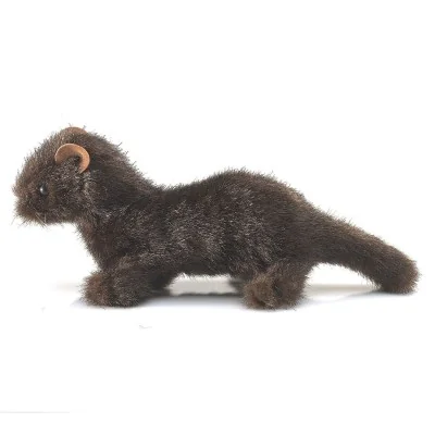 Fingerpuppe „Mini-Nerz“ von Folkmanis, im Profil