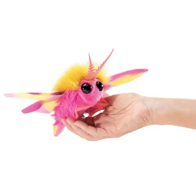 Marioneta de dedo «Mariposa Anisote do Bordo», da marca Folkmanis Marioneta de dedo «Mariposa Anisote do Bordo», da marca Folkmanis