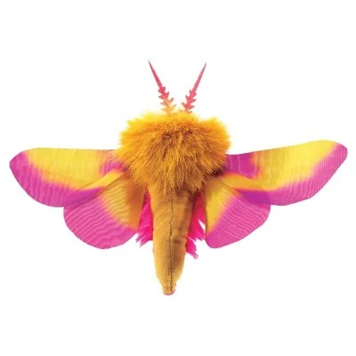 Marioneta de dedo «Mariposa Anisote do bordo», da marca Folkmanis, vista de trás Marioneta de dedo «Mariposa Anisote do bordo», da marca Folkmanis, vista de trás