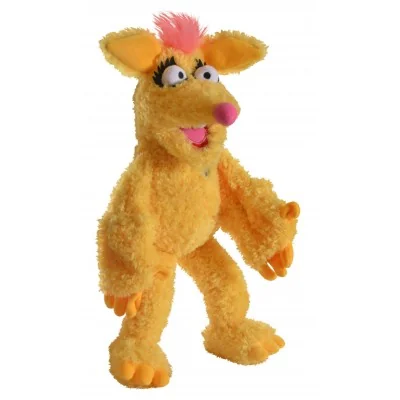 Yellow Woozle Goozle Plush Puppet - 45 cm by Living Puppets