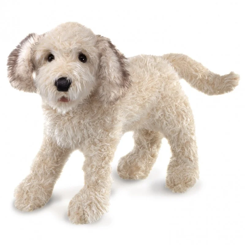 Marioneta de mano Labradoodle