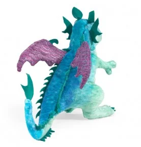 Folkmanis Mini Dragon Hand Puppet, rear view