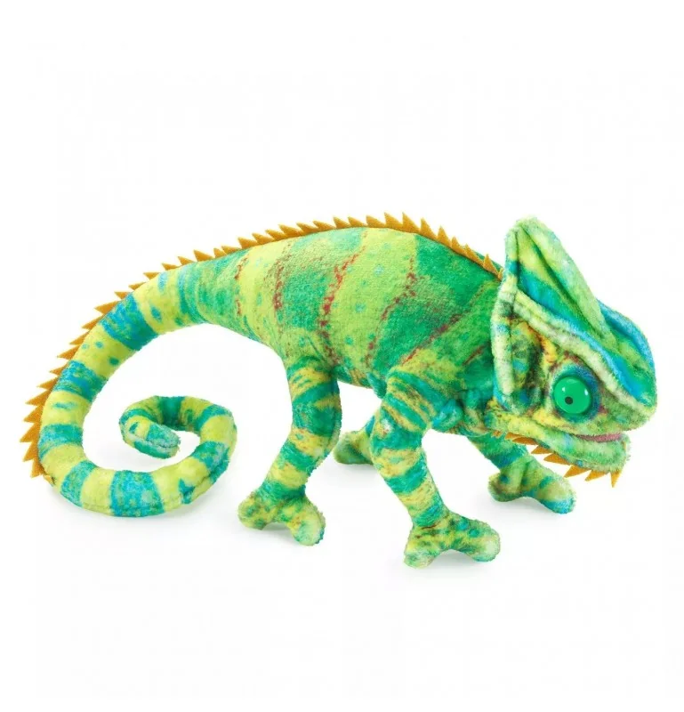 Marionnette Mini Caméléon signée Folkmanis