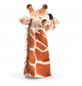 Folkmanis giraffe puppet, rear view