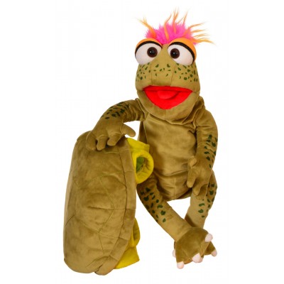 Marionnette Tortue Slow Moe - 46 cm signée Living Puppets, sans sa carapace Marionnette Tortue Slow Moe - 46 cm signée Living Puppets, sans sa carapace