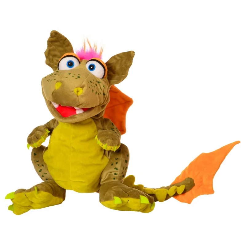 Peluche-marionetta "Drago Rocco" - 33 cm, firmata Living Puppets Peluche-marionetta "Drago Rocco" - 33 cm, firmata Living Puppets