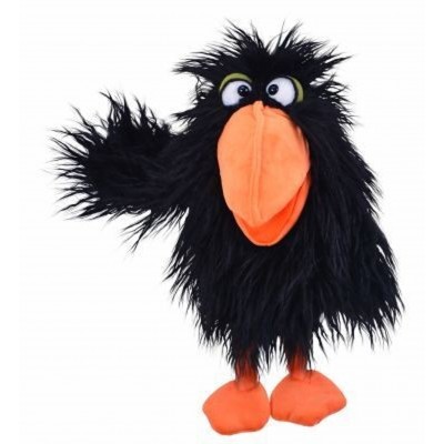 Marionnette corbeau Thank you - 32 cm signée Living Puppets
